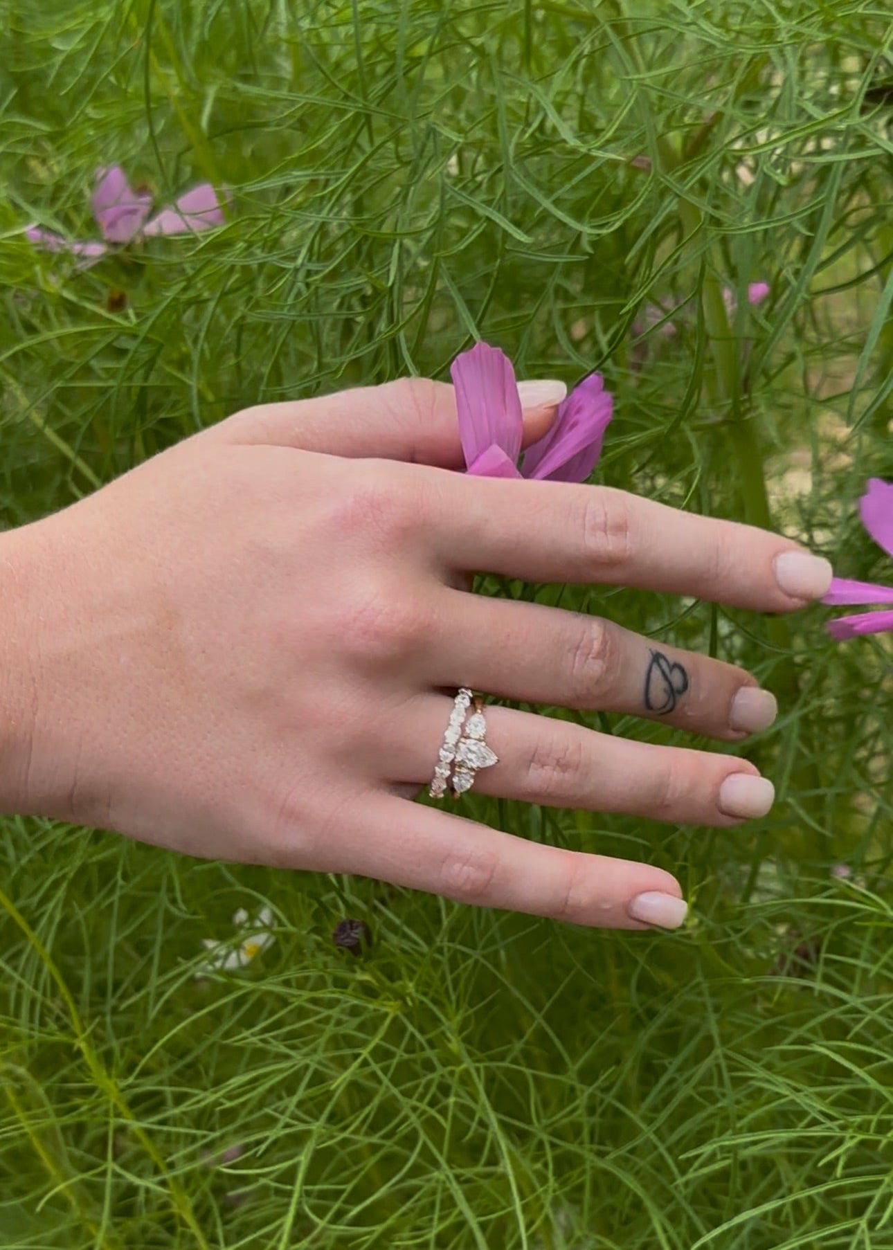 Yellow Gold Diamond Wedding Set