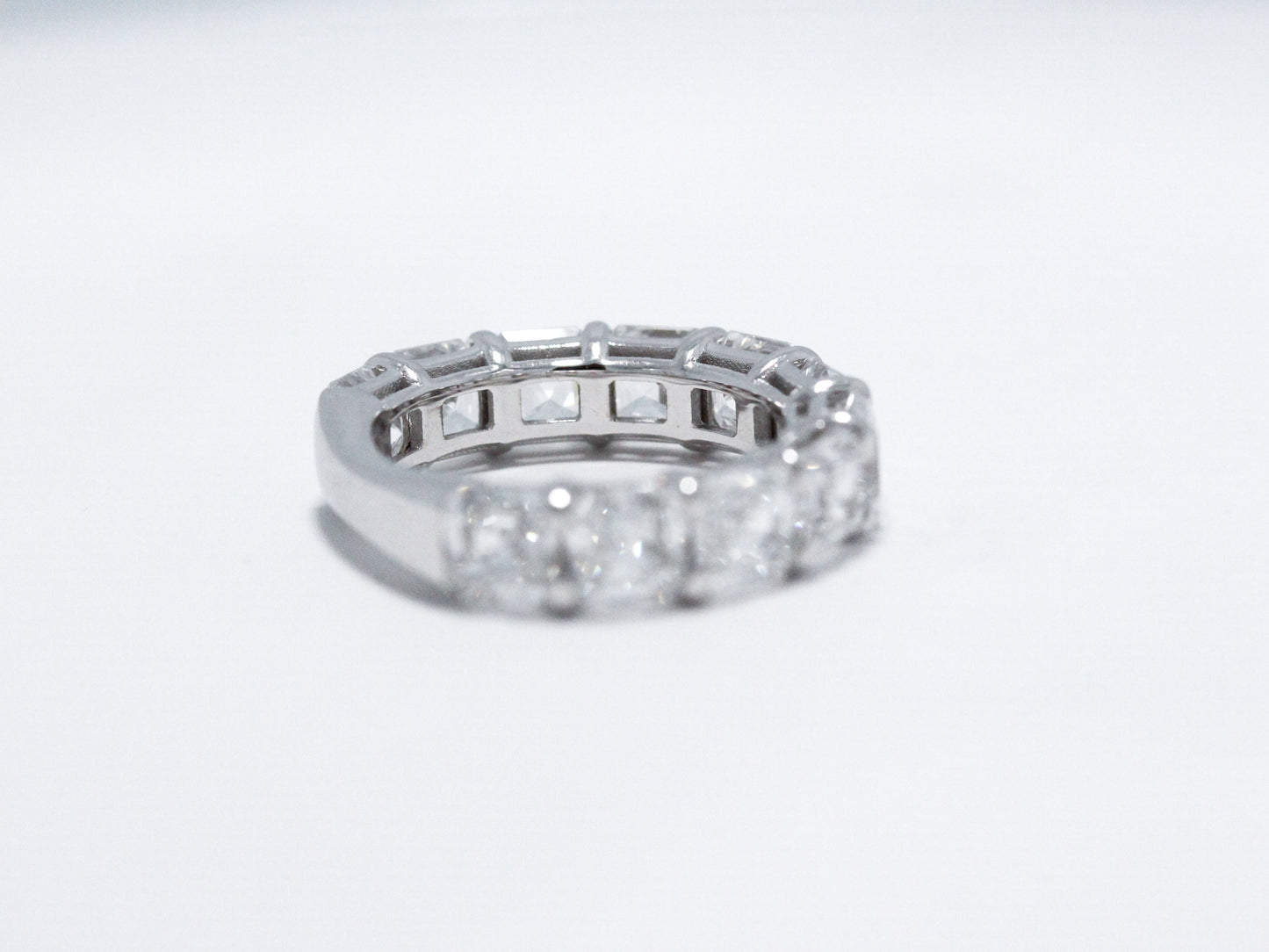 Asscher Cut Diamond Band