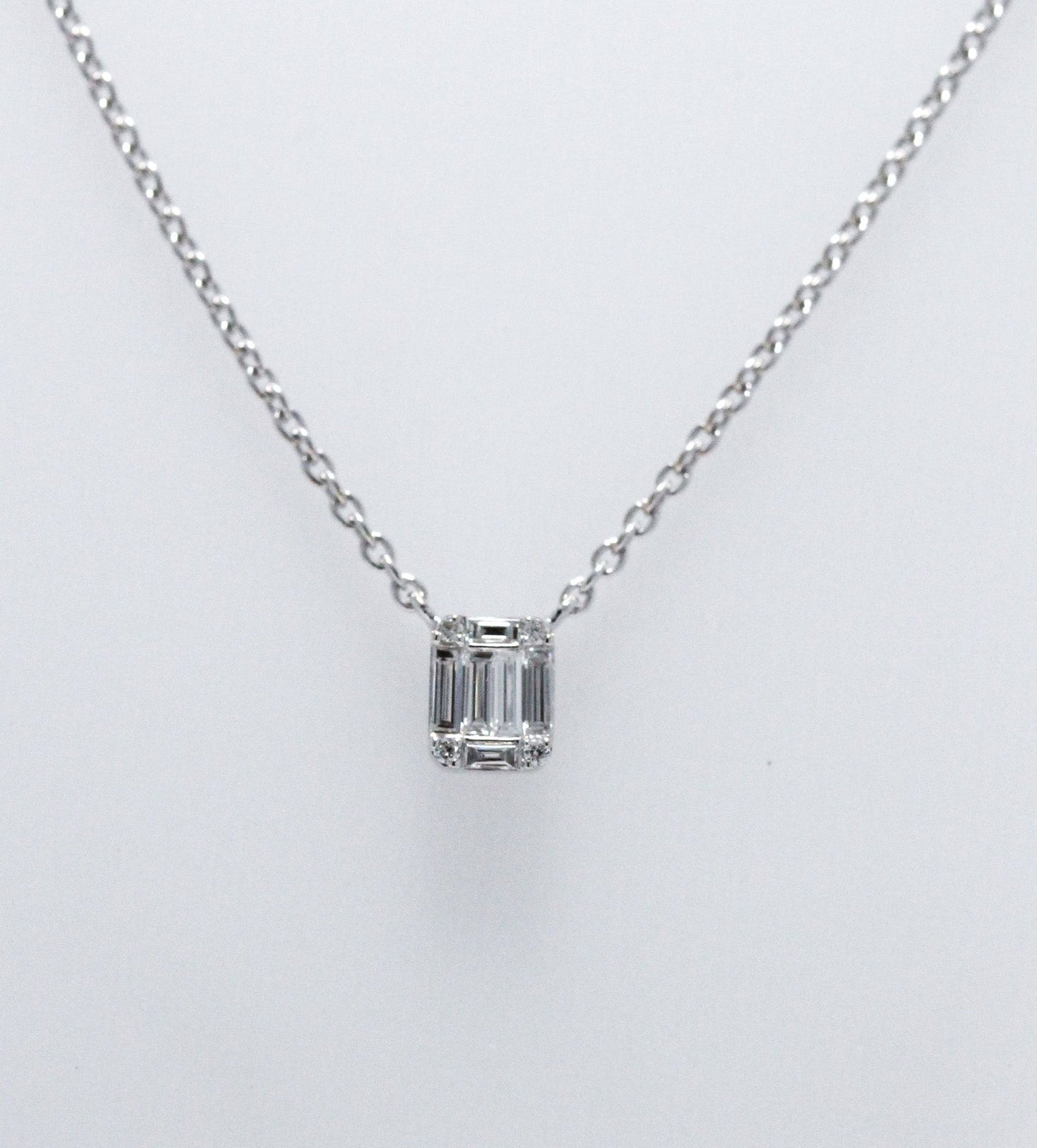 Emerald Cut Necklace
