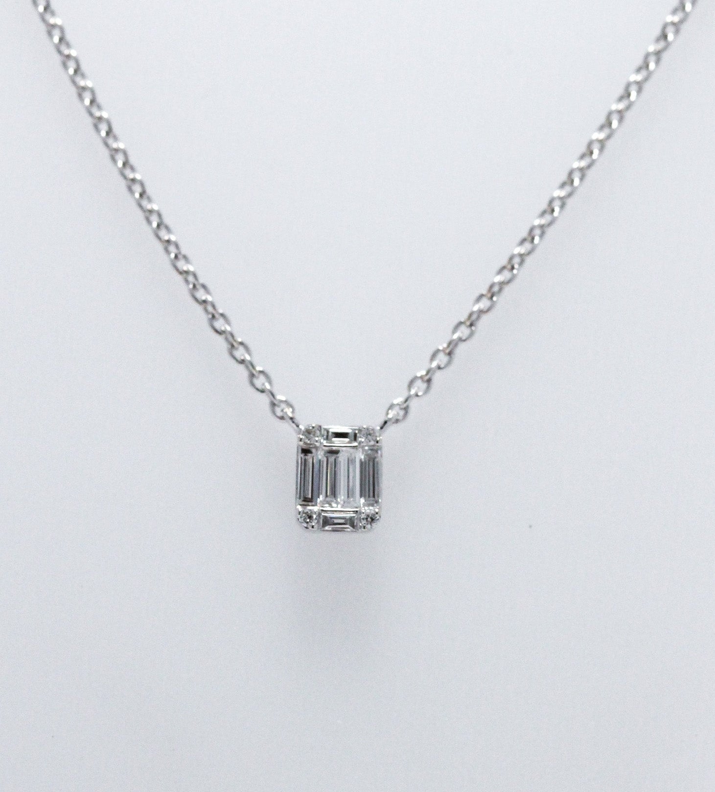 Emerald Cut Necklace