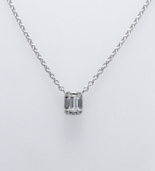 Emerald Cut Necklace
