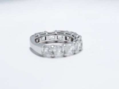 Asscher Cut Diamond Band
